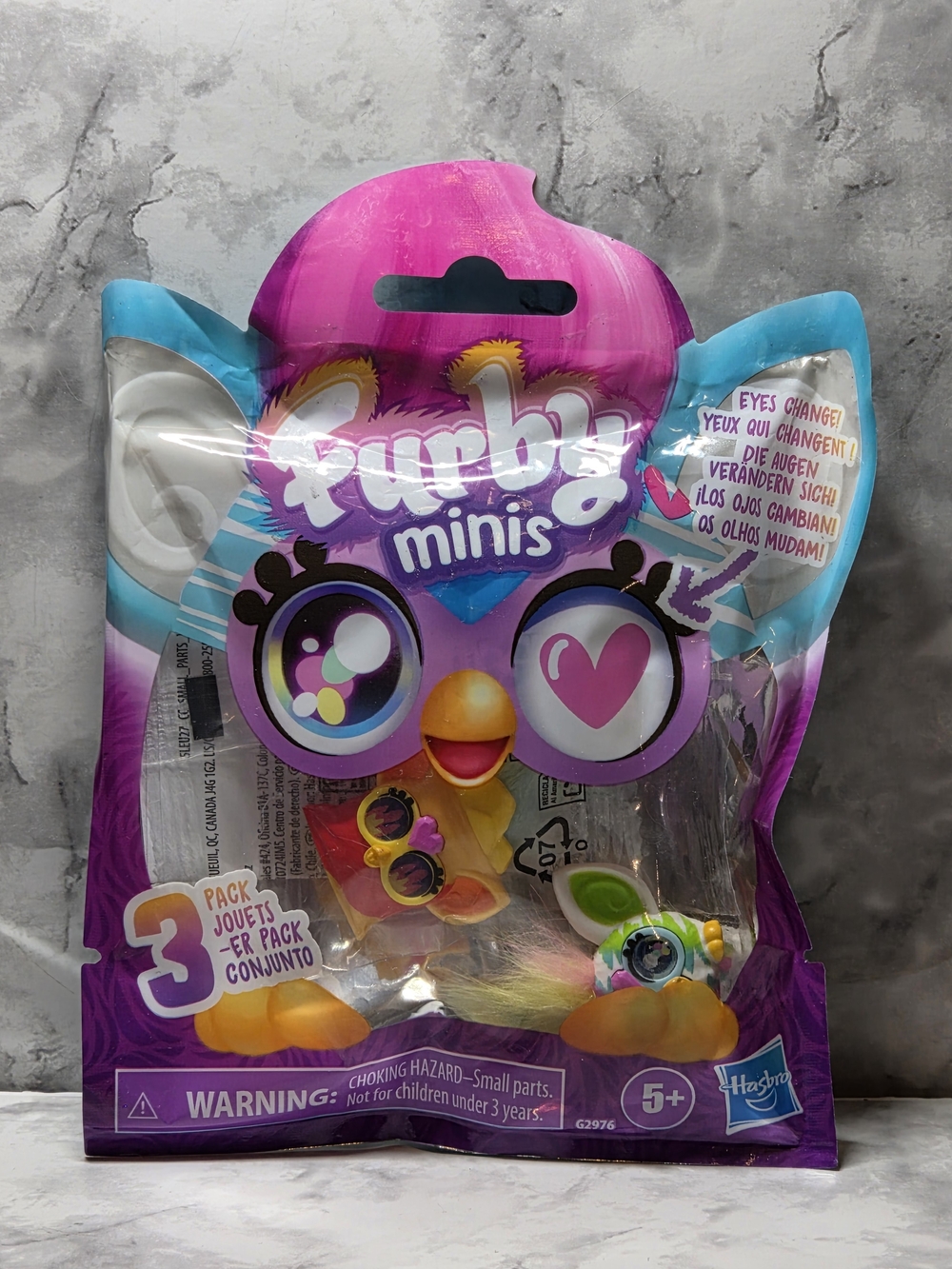Furby Minis Purple Collectible Toy by Hasbro - 3 Pack